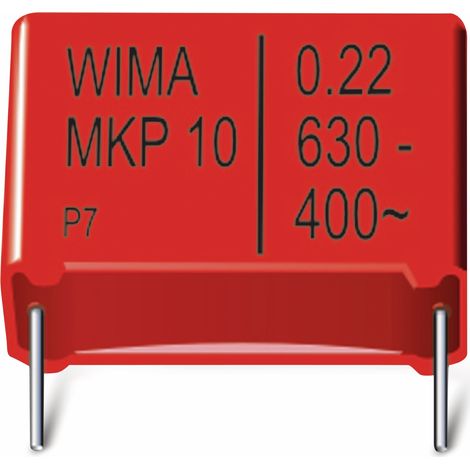 WIMA Folienkondensator, 0,047UF, 400 V-, radial, RM 15, MKP1G024704B00KSSD