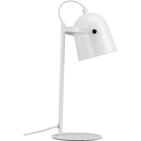 Lampada da tavolo dyberg larsen Oslo bianco opaco 40W 37 cm