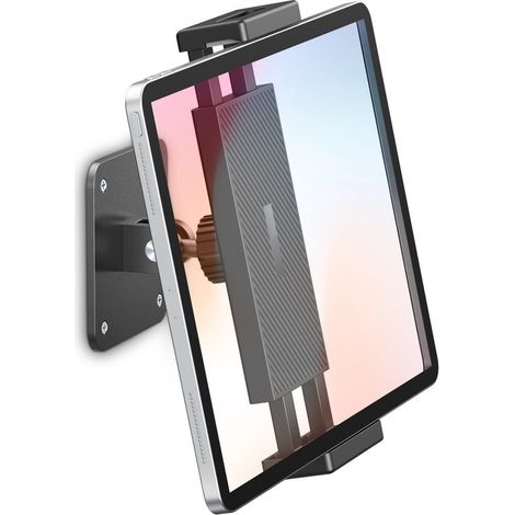 Support mural pour tablette, support mural en aluminium pour iPad, rotatif à 360 degrés, support mural réglable, convient aux tablettes de 4 à 12,9 pouces. (1/5)