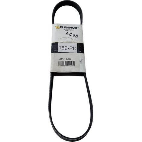 6pk870 cinghia poly-v alternatore servizi marca flennor (1/5)