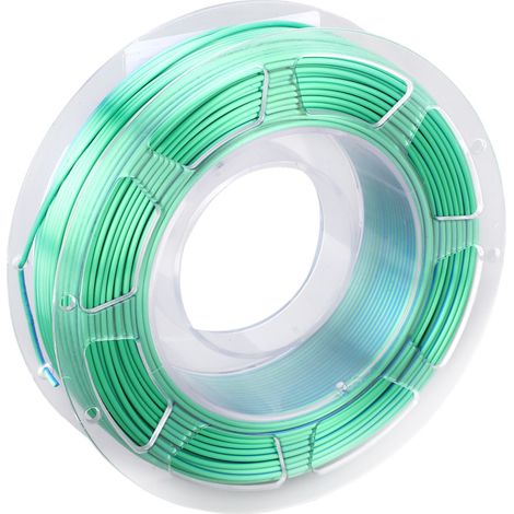 1,75 mm blau-grünes zweifarbiges PLA-Filament für 3D-Drucker, 3D-Druck-Verbrauchsmaterialien, 200 g (1/5)