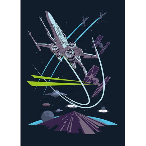Poster d'art Star Wars Classic Vector X-Wing30 x 40 cm (1/5)