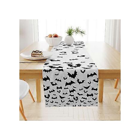 Halloween-Tischläufer, Leinen, Festtagsdekoration, Tischdecke, Schranktischdecke, Couchtischdecke (23ZQ4-6)