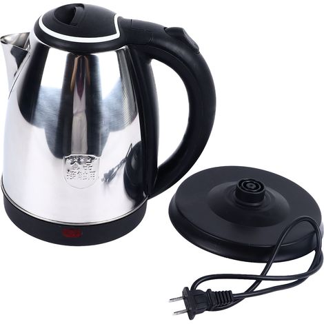 Bouilloire électrique en acier inoxydable, chauffe-eau rapide, arrêt automatique, prise américaine 110 V, 2 L (1/5)
