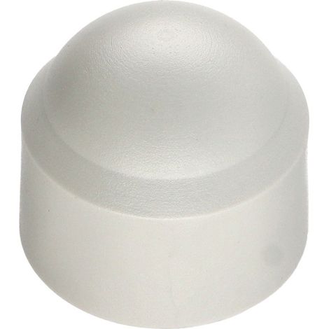 Cache Ecrou ou cache tête vis Tête hexagonale TH M16 Polyéthylène Gris RAL7038
