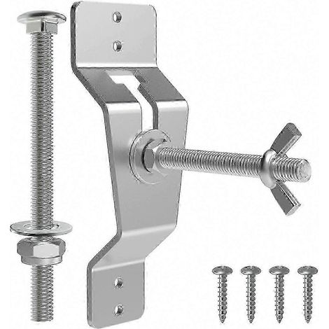 Support mural pour roue de secours de remorque, support robuste en acier pour pneu de rechange, fixation de pneu pour accessoires de caravane (1/5)