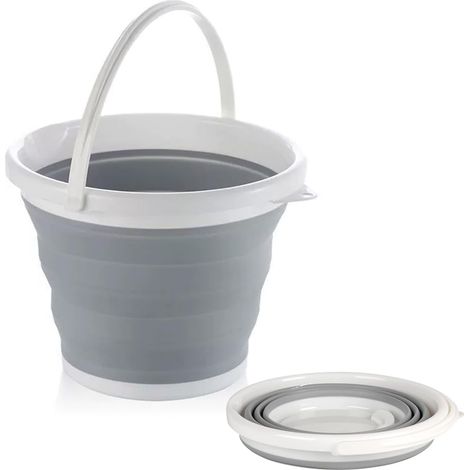 Zusammenklappbarer 5-Liter-Kunststoffeimer – Zusammenklappbarer Wassereimer – Geeignet für den Innen- und Außenbereich. (1/5)