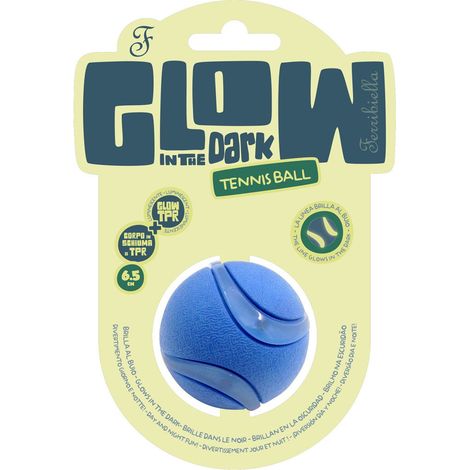 Leuchtender Tennisball für Hunde Modell Bubble Ball Set 6 Stück (1/4)