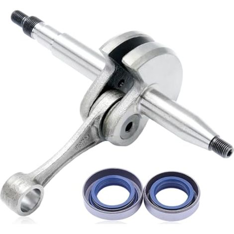 Vilebrequin pour Scies à Béton pour Stihl TS410 TS420 Scies à Tronçonner avec Kit de Joints D'étanchéité D'huile Tronconneuse Pieces Detachees 4238 030 0400 9640 003 1570 (1/5)
