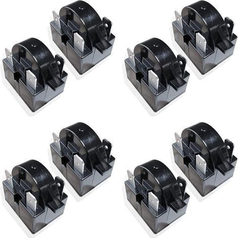 8x Pièce de Rechange 3 Broches QP2-4.7/QP2-4R7 4.7 Ohm Réfrigérateur PTC Relais de Démarrage/Démarreur pour La Plupart Des -Réfrigérateurs et (1/4)