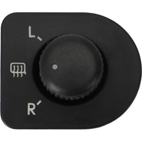 BEBUSINGOTO Interruptor de espejo lateral, botón pulsador para ajuste de espejos laterales, interruptor de control de espejo 1J1959565F, compatible con Passat B5 Jetta (1/4)