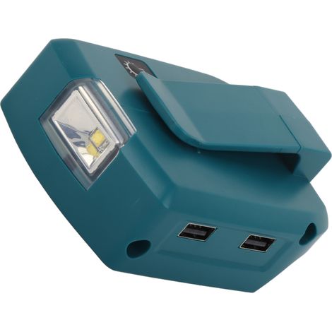 Adaptateur secteur double USB pour éclairage LED, chargeur/convertisseur d'alimentation pour batterie au lithium, entrée 14,4-20 V