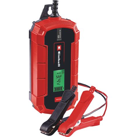 Einhell Batterie-Ladegerät CE-BC 4 M (intelligentes Batterieladegerät mit Mikroprozessorsteuerung für verschiedenste Batterietypen, u.a. Kfz/Krad, max. 4 Ampere Ladestrom) (1/5)