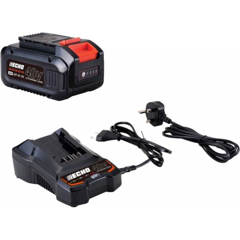 Kit energia Echo con batteria 40V 2Ah + caricabatteria