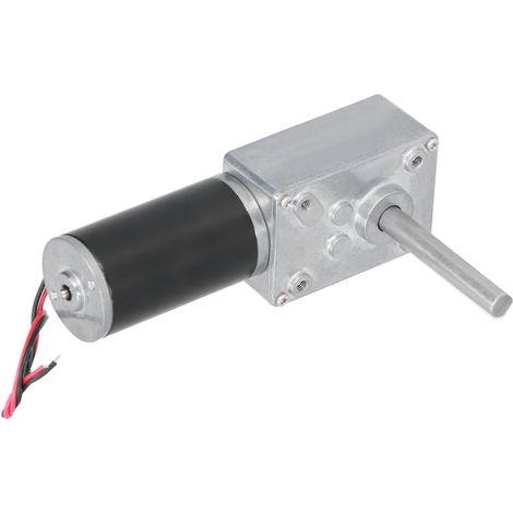 Moteur à engrenage à vis sans fin CC, mini réducteur de vitesse autobloquant, moteur électrique 12 V CC, 160 tr/min