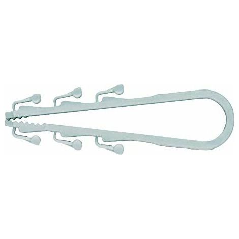 Fisher 58156 * 100 - Gancio in plastica per cavo 8-28 mm (100 pezzi) (1/4)