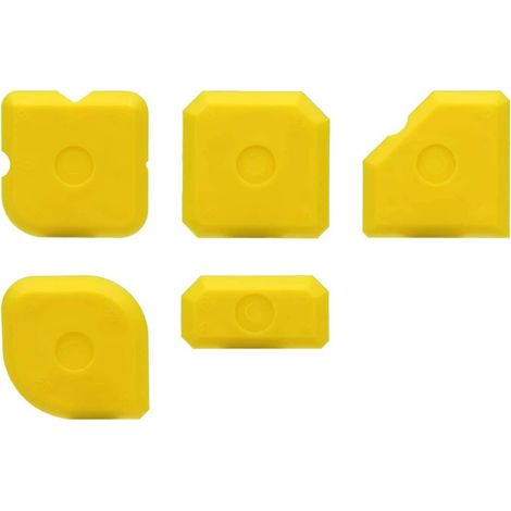 Lntyq Lot de 5 pièces pour le lissage des joints, grattoirs pour joints en silicone et acrylique