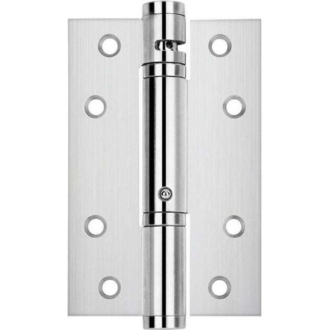 Chiudiporta automatico con funzione di bloccaggio, regolabile e variabile, chiuso, per porte esterne, interne, porte da giardino, porte a zanzariera, porte d'ingresso, 30-40 kg. - Crezuo