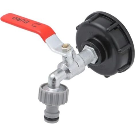 IBC adapter hose fitting 1-PLASTIC 1-Plastic (1/5)