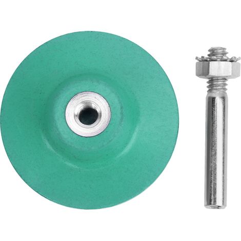 Disque brosse 2 pouces émeri caoutchouc brosse à meuler pour polissage ébavurage dérouillage vert (1/5)