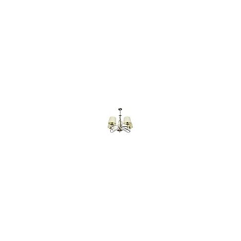 lampada da soffitto detroit dede 5xe14 al.reg.xd.60cm pelle/beige