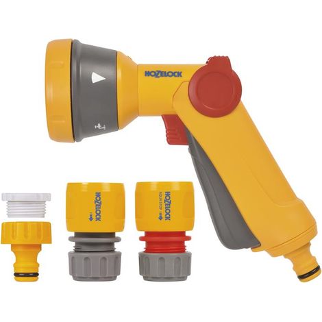 Hozelock 2022 Multi-Function Spray Gun Starter Kit with 15mm Nozzle for Cleaning and Irrigation (1/8)