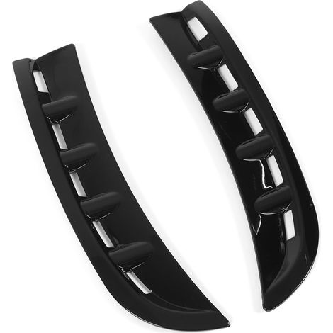 Paire de déflecteurs d'air avant gauche et droite, canards spoiler, protection remplacement pour Mercedes-Benz CLS Classe C257 AMG Line, noir brillant (1/5)