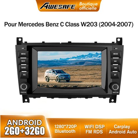 AWESAFE Autoradio Android 13 pour Mercedes-Benz CLC W203 (2008-2010) CLK W209 (2005-2011) 2Go+32Go 8'' Écran Android Auto Carplay (1/5)