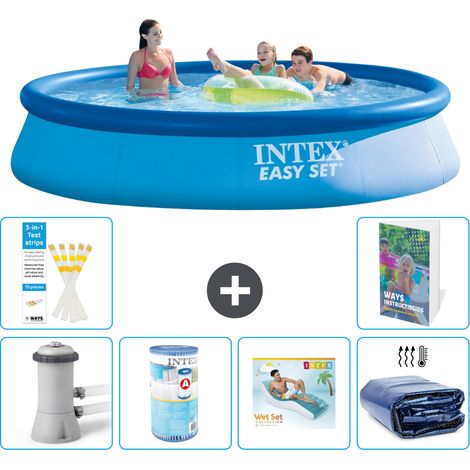 Intex Piscina Easy Set Rotonda - 396x84 cm - 7-pezzi  S347