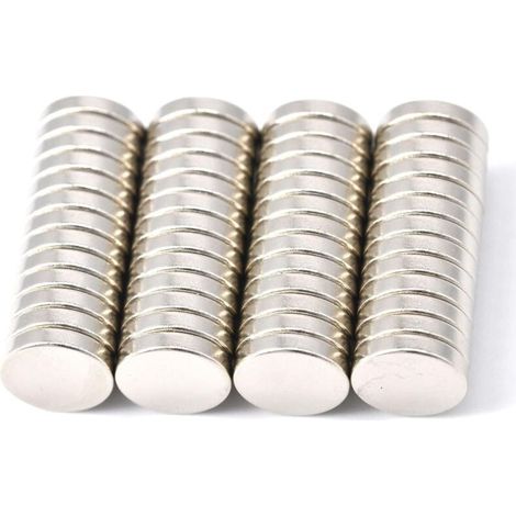 52 pièces Aimants 10x2 mm extrêmement puissants, environ 2 kg de force de adhérence (1/5)
