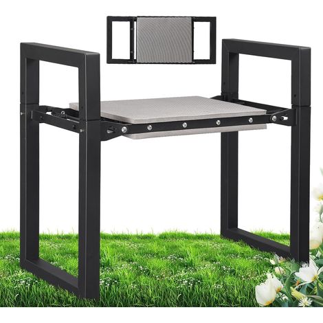 Tabouret de Jardin Pliant 31 cm - Banc à Genoux et Siège avec Poignées, Robuste et Pratique pour Le Jardinage - Conçu pour Seniors et Femmes - Idéal comme Cadeau D'Outils de Jardin (1/5)