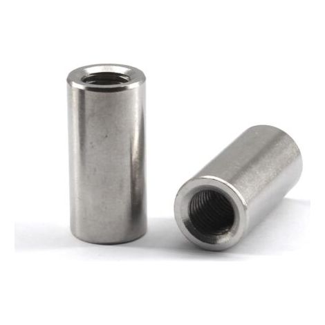 (Lot de 30) M5 8x15mm écrous ronds en acier inoxydable 304 Écrous à douille longue tige