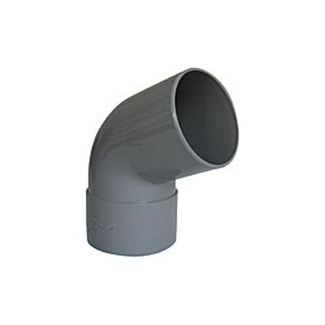 COUDE PVC A 67.30° POUR EVACUATION MALE FEMELLE (1/2)