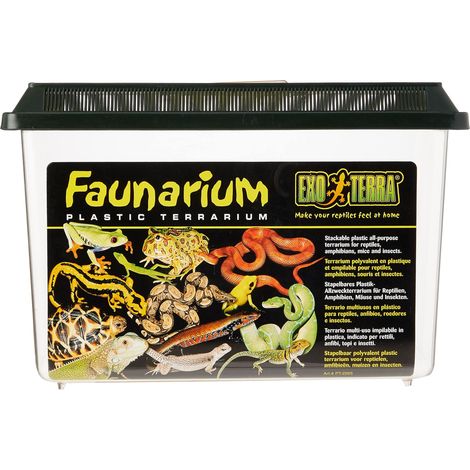 Exo Terra Faunarium, terrario, nero, 37 x 22 x 25 cm