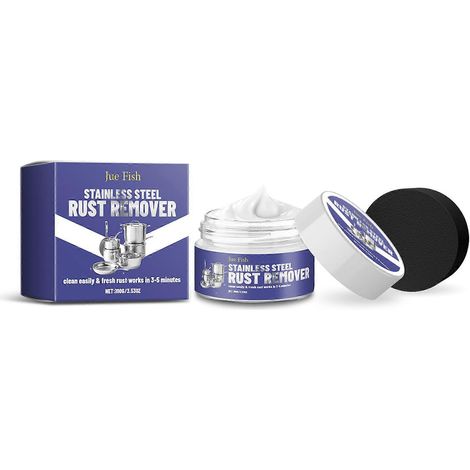 Nettoyant antirouille pour acier inoxydable, protection longue durée contre la réapparition de la rouille, idéal pour la cuisine et la salle de bain. (1/5)