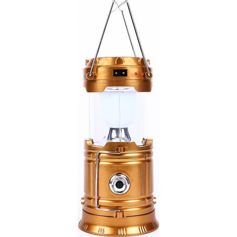 Lanterne, lanterne de camping, lampe torche solaire rechargeable pour téléphone, lanterne de camping LED rechargeable par USB, pliable et portable pour les urgences, les ouragans, les pannes de couran