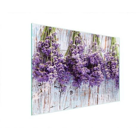 Glasschneidebrett 40x30 Lavendel