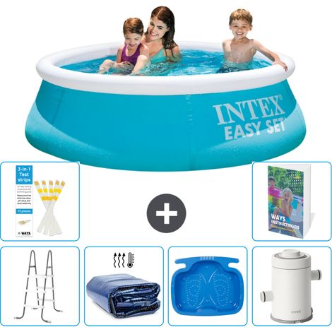 Easy Set Pool Rund - 183x51 cm - 7-teilig S144