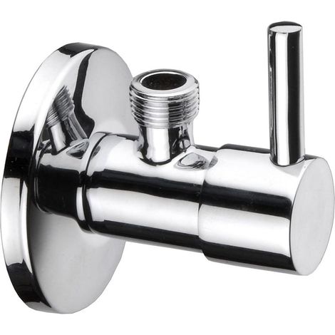 Cornat T317005 Robinet d'équerre rond 1/2'' Chromé (1/3)