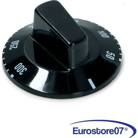 MANOPOLA CUCINA  - FORNO - FRIGGITRICE PROFESSIONALE Ø50mm.  :   50°-300° (1/3)