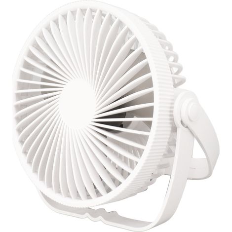 Ventilateur solaire rond de 6 pouces, 10 W, alimenté par panneau solaire USB, portable, pour une ventilation rafraîchissante