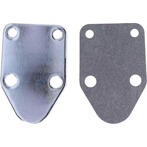 Plaque d'obturation de pompe à carburant avec joint de remplacement compatible avec les moteurs SB 283, 305, 327, 350, 383 et 400 (1/4)