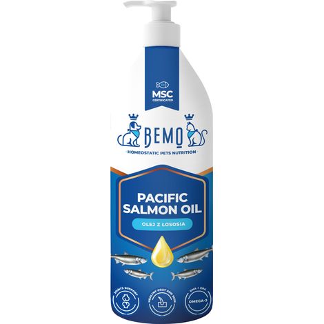 Aceite de salmón del Pacífico - aceite de salmón para perros y gatos 100 ml