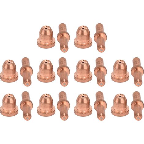 Kit de 10 consommables pour découpeur plasma : électrodes, buses et accessoires pour torche de découpe TC60 (1/5)