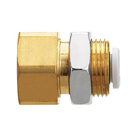 Adaptateur filetage à tube de traversée SMC KQ2 vers Enfichable 6 mm G 1/4 ( Prix pour Boîte de 10 )