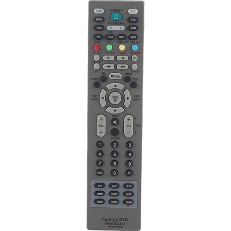 Mando a distancia HD universal para televisores LG – ABS resistente, compatible con Smart TV, color negro, 1 unidad
