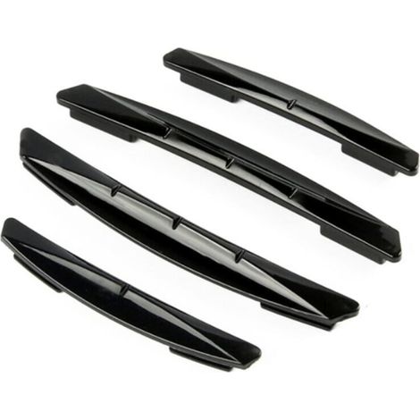 Protection portières voiture lot de 4 pièces – Plastique ABS et PVC – Résistance aux chocs et températures élevées – Installation facile