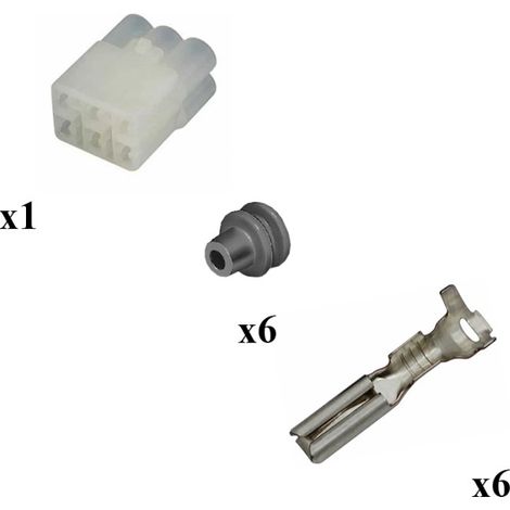 Kit Connecteur HM Sealed Mâle 6 Voies Type A