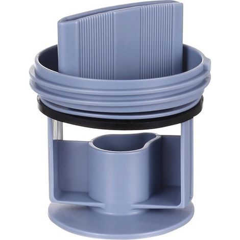 Flusensieb Compatible avec Bosch Neff Constructa Balay Lave-linge Séchant,Filtre de Vidange Ø 64 mm Bleu en Plastique POM avec Joint (1/5)