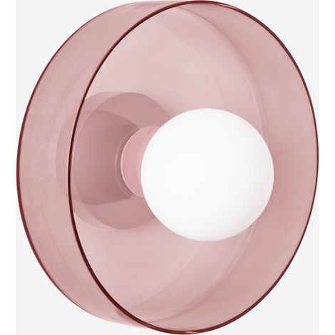 SKLUM Jaxal Wandleuchte Pink Ø25 cm